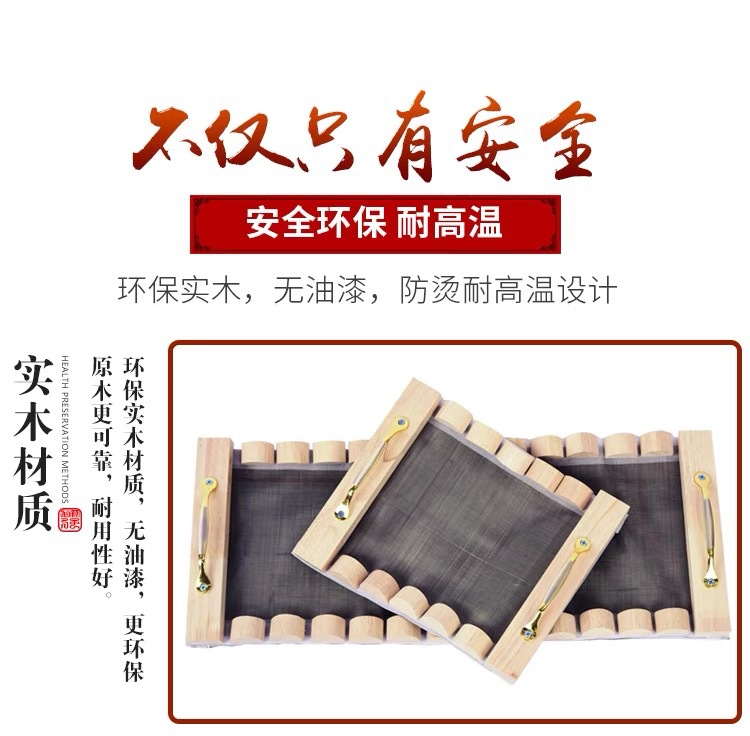Wooden Moxibustion Box Portable Du Mai Dragon Fire Moxa Tool for Abdominal Warm Care key features