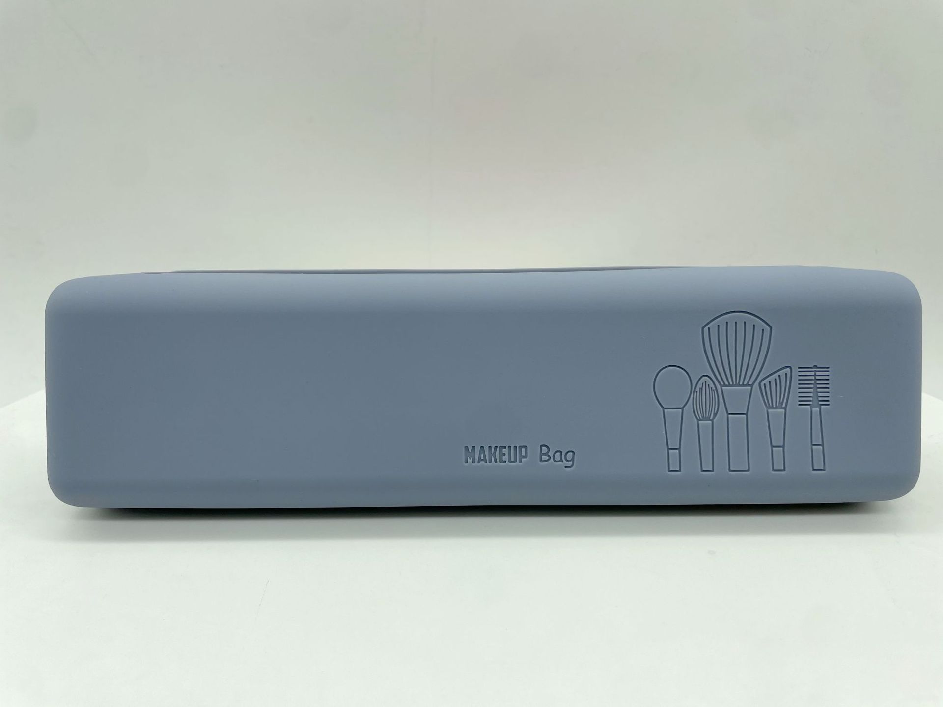 스퀘어 화장품 가방 그레이