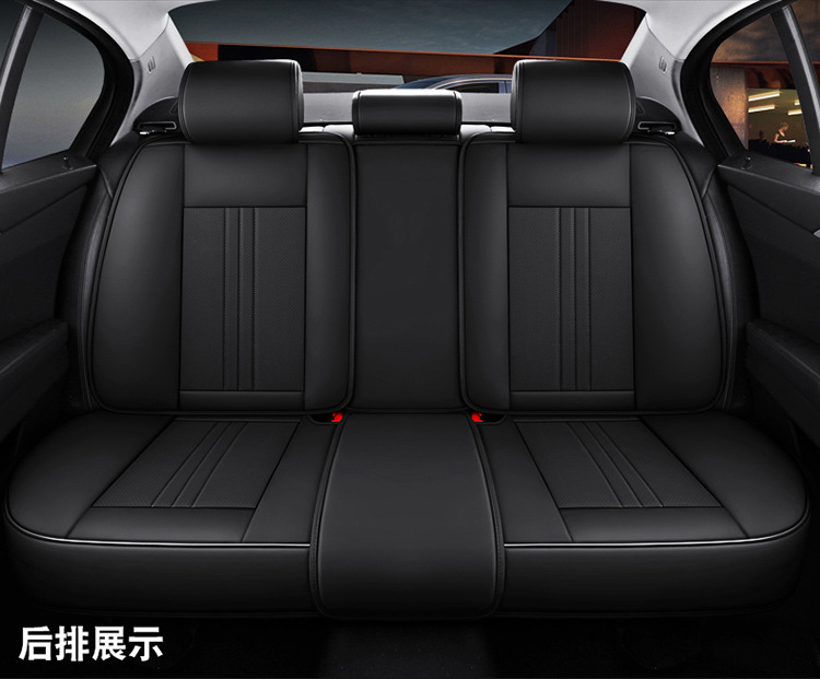 New Car Seat Cover All-Inclusive Full Leather Four-Season Universal Seat Cushion Special Nappa Leather Seat Cover Breathable Cushion Wholesale