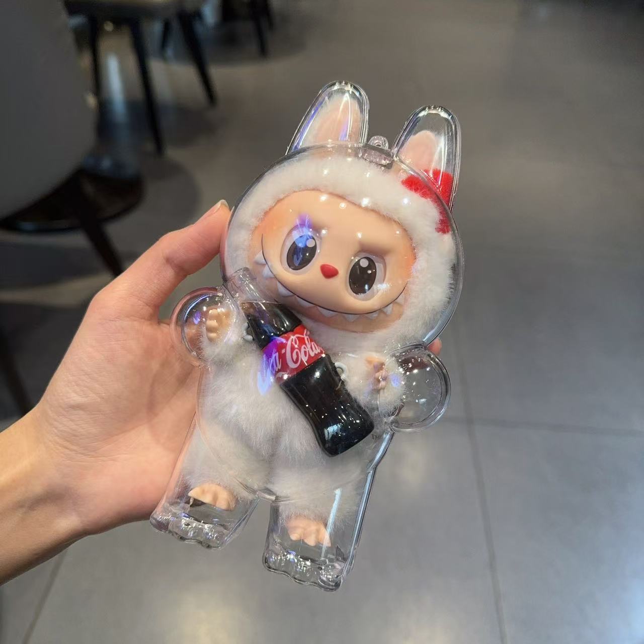 labubu3.0 保護ケース 高透明カバー labubu 高品質保護ケースカバー 防塵ケース ベビー服アクセサリー