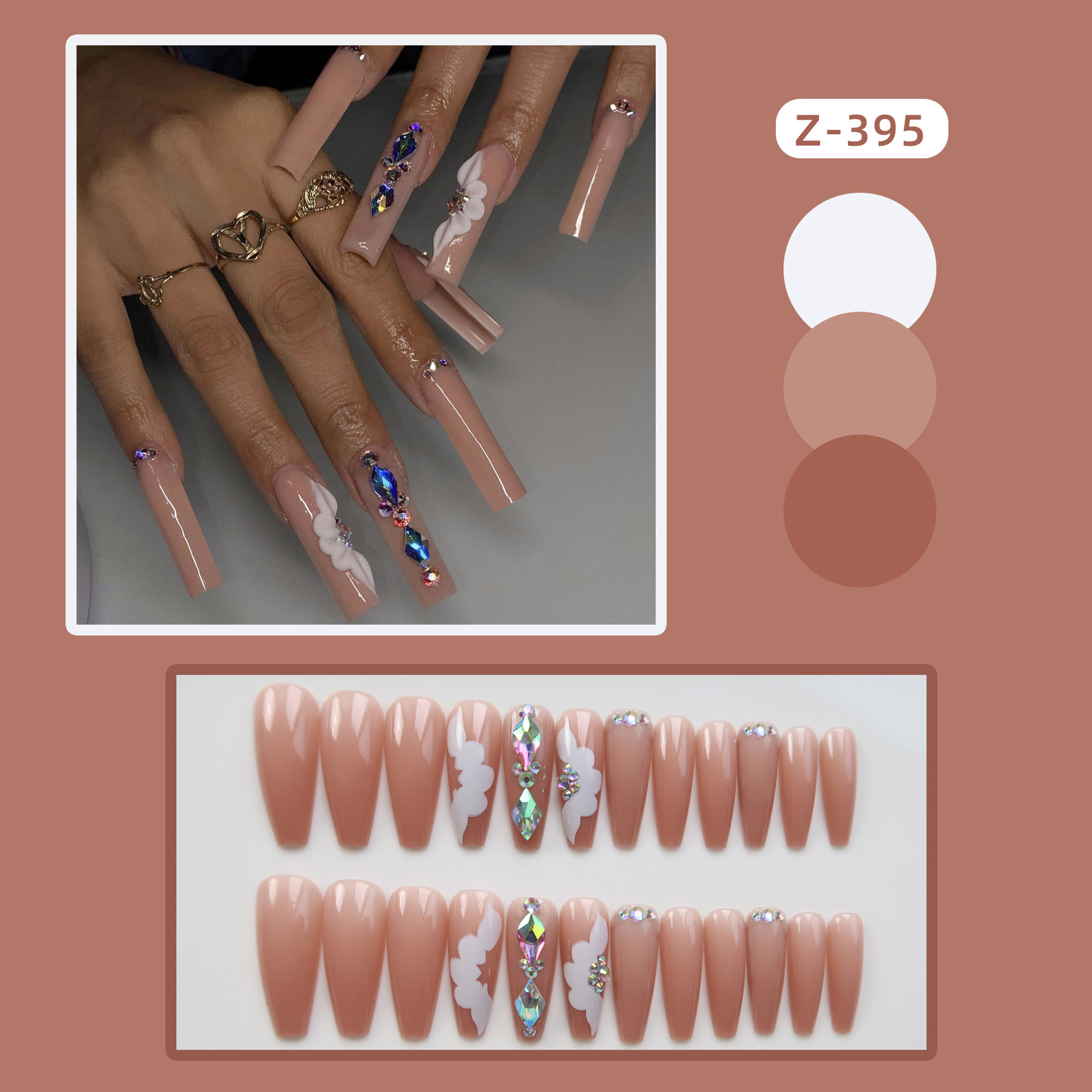 Z-395粉彩花塔(1)