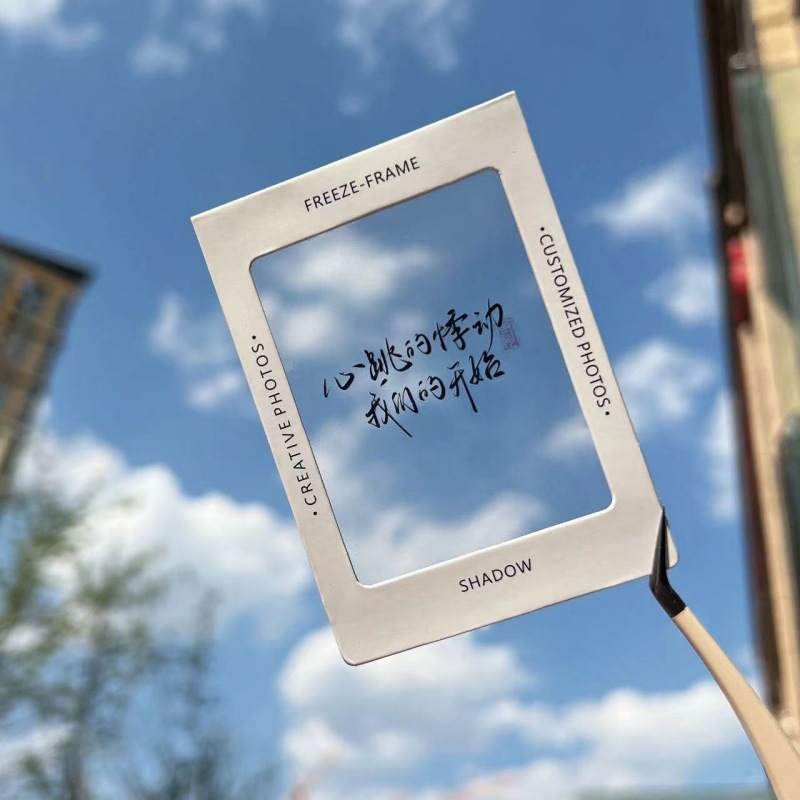 光影胶片投影透明小卡照片 反转胶片定/制小卡广州印刷书签小摆件