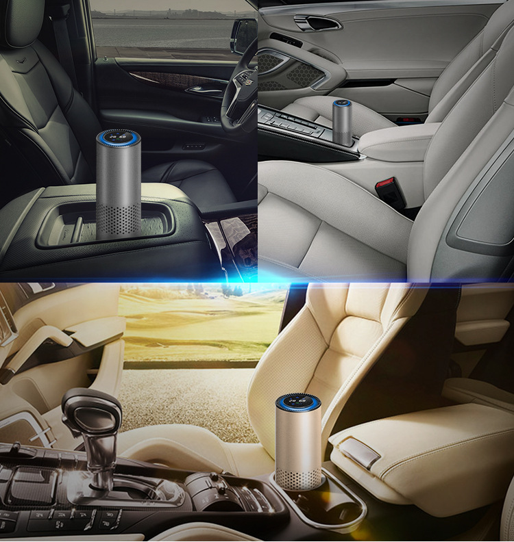 Car Air Purifier Filter Element for Formaldehyde Removal, Indoor Disinfection and Purification, Handheld Sensor, Wholesale Car-Use Negative Ions