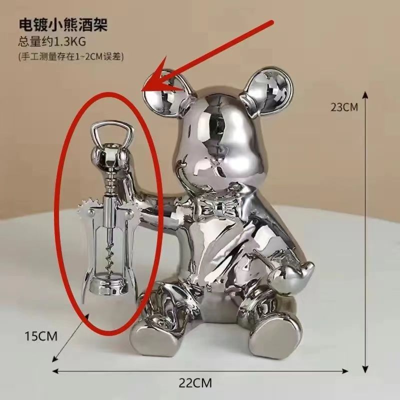 Violent Bear 赤ワインラック リビングルーム テレビキャビネット 玄関装飾 高級 新しいモダンな家庭用品|undefined