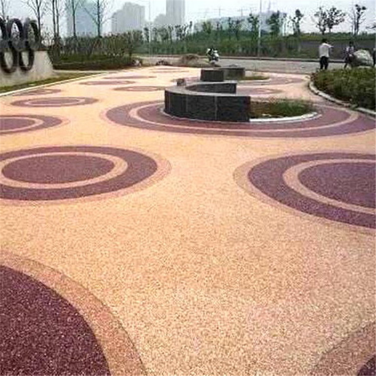 透水路面中粘接胶粘石 米粒石 豆石的粘结剂 透水地坪粘合剂