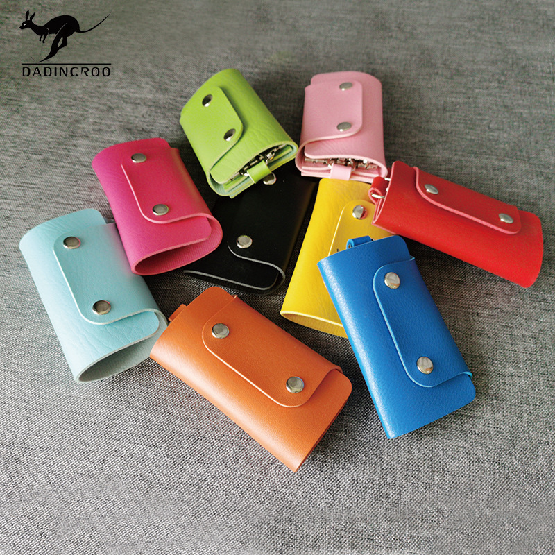 Wholesale fashion candy color key bag car lock hanging waist key set gift printing logo a generation of hair