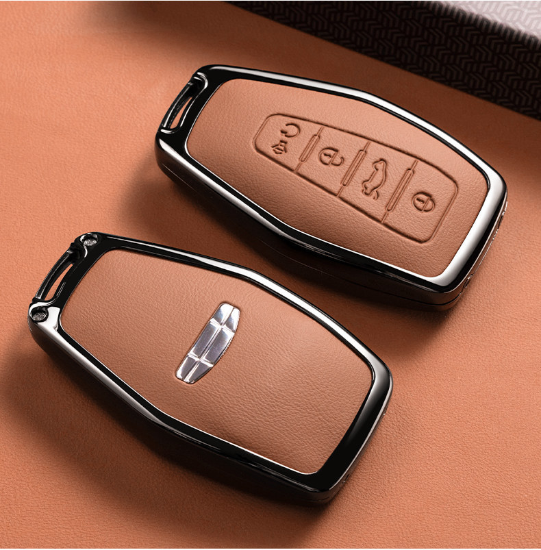 Suitable for 25 models of Geely Xingyue L car key cases, Boyue L, Xingrui, Binyue, Xingrui L, Haoyue L key cases with cover and buckle