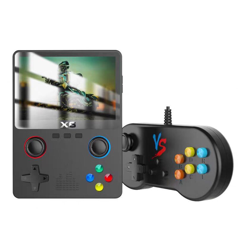 X6 携帯ゲーム機 HD 大画面 PS1 デュアルジョイスティックエミュレータレトロゲーム機ハンドヘルドファクトリーアウトレット|undefined