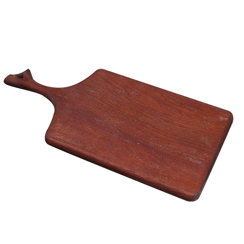 Простая ореховая (walnut) бытовая цельнодеревянная разделочная доска для фруктов, стейков и хлеба
