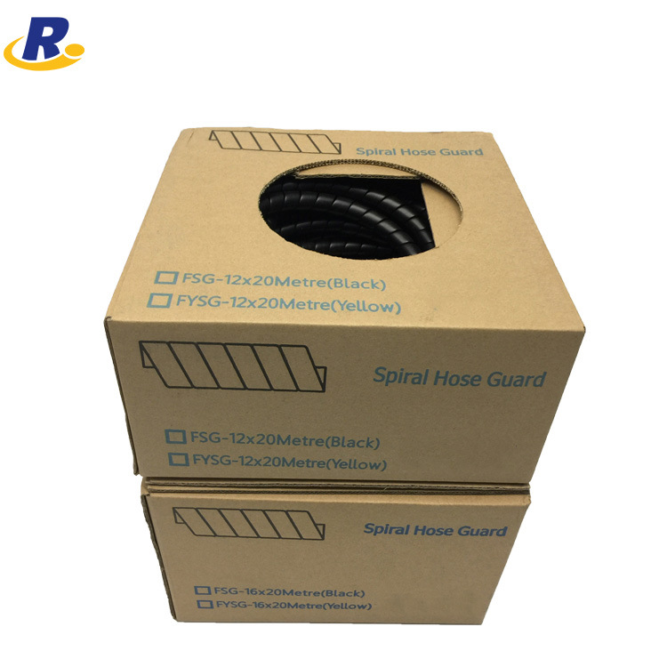 整箱装胶管保护套pp螺旋保护套橡胶管保护套阻燃耐磨油管保护套