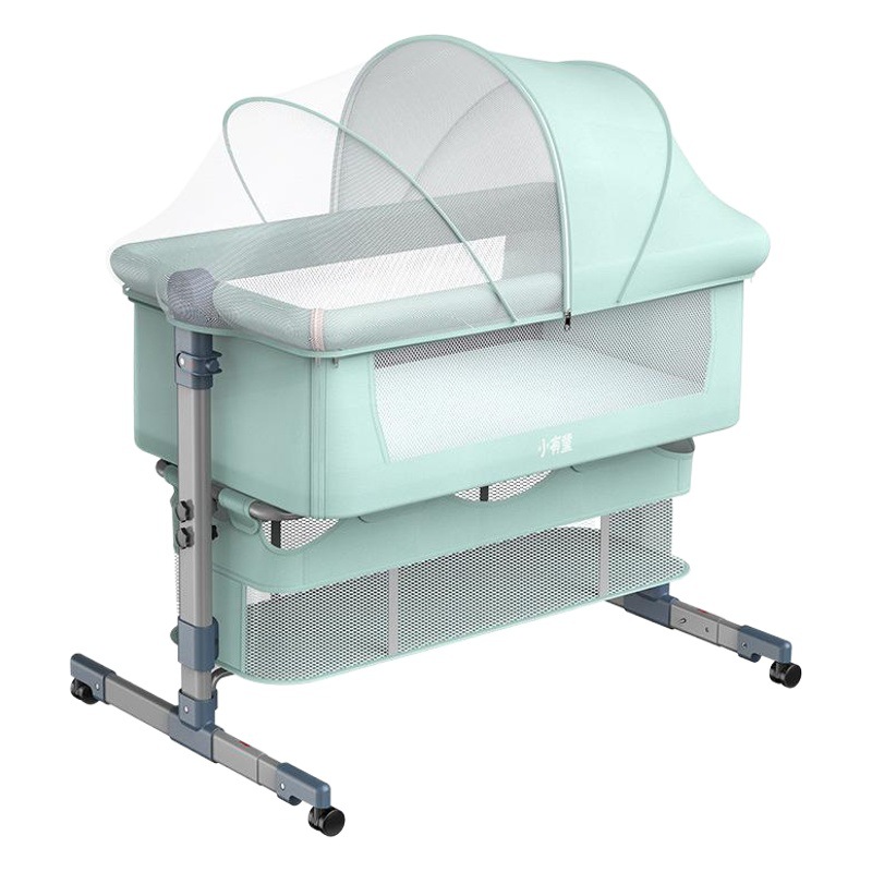 Cuna para bebé que se puede unir a una cama grande, cuna plegable biónica, cama pequeña para bebé junto a la cama, cuna mecedora para recién nacidos, portátil.