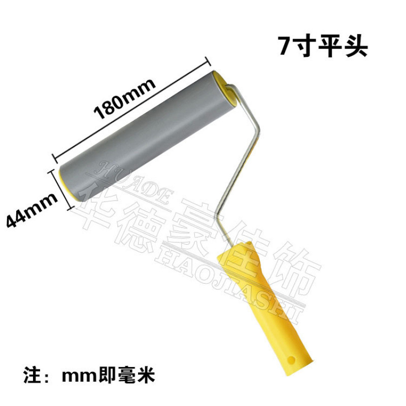 El patrón de la piel del árbol aplanado elástico es como un cepillo de rodillo de cuerpo ligero de plástico duro suelto, textura, pintura artística, herramienta de barro de diatomeas