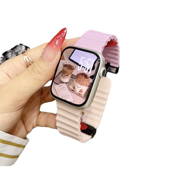 Suitable for applewatch10 Apple Watch iwatch9876SE marine silicone…