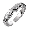Brand universal ring, silver 925 sample, internet celebrity, simple and elegant design, European style