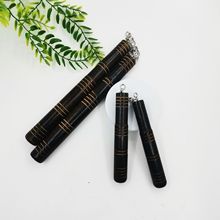 实木小二节棍儿童表演玩具 木质大二节棍武术锻炼 双节棍跨境批发