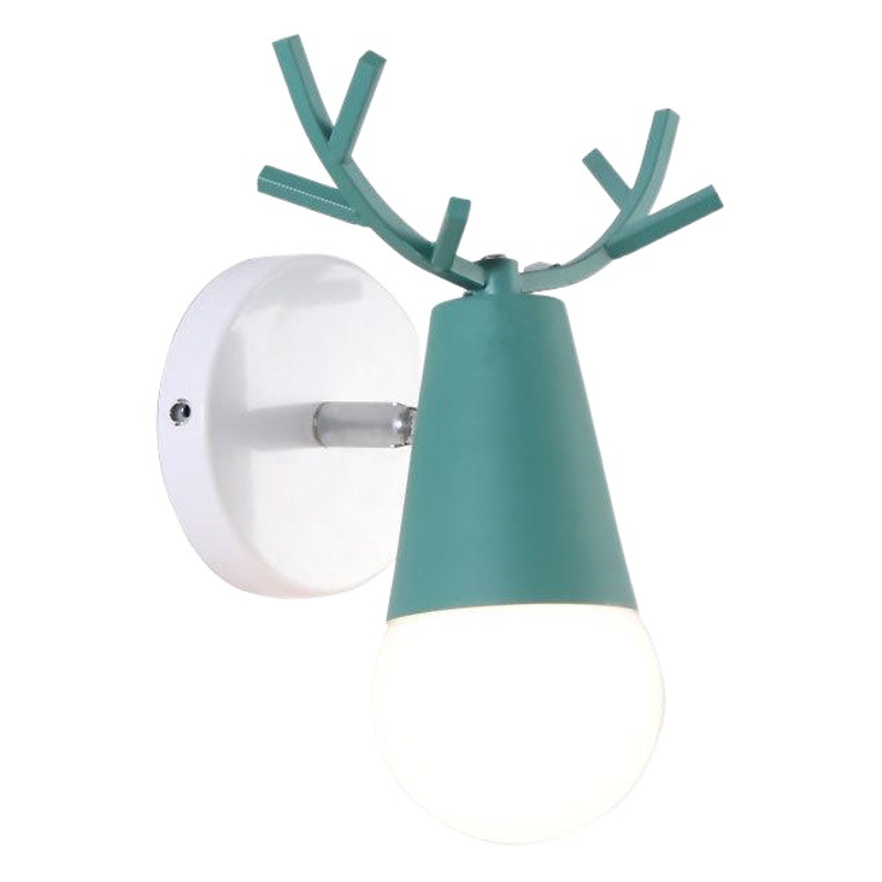 Nordic espejo frente lámpara LED creativo asta lámpara de pared baño espejo del baño lámpara de gabinete tocador lámpara de pared lámpara de tocador