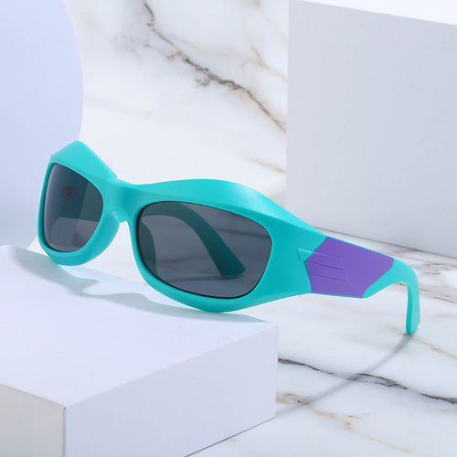 European and American steampunk style Y2K sunglasses for men Amazon cycling sports sunglasses for women cross-border glasses wholesale