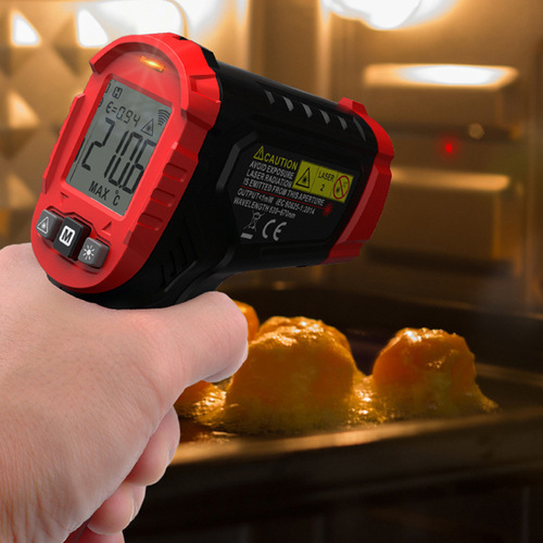 HT641A/B infrared thermometer industrial high-temperature smelting casting water oil temperature measuring gun Maiyi Long