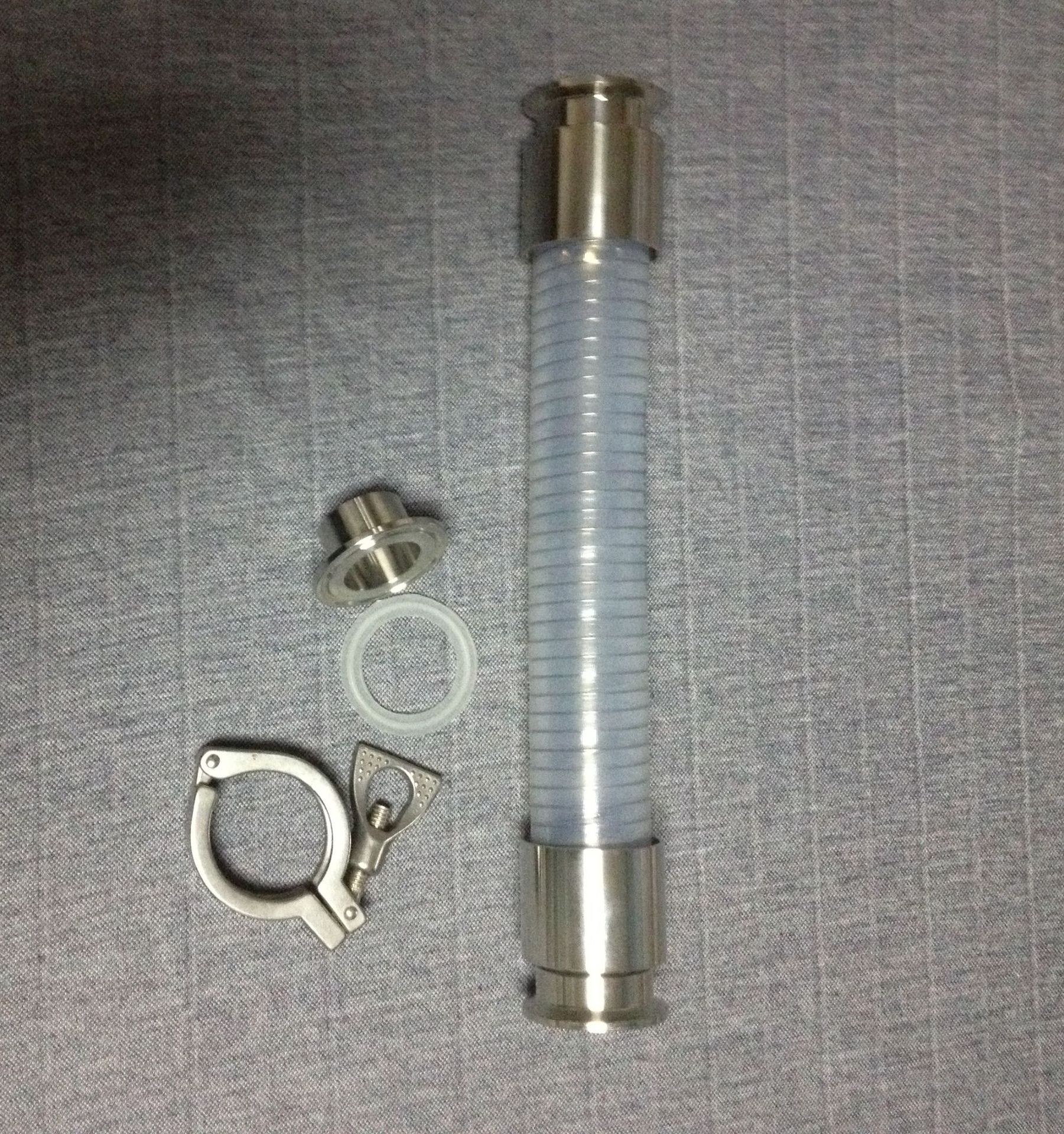 格雷特 厂家 FU00 透明 耐酸碱  广州食品级软管  钢丝硅胶软管