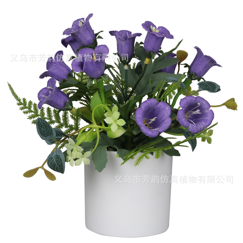 Colgante de pared de planta verde artificial transfronterizo interior hogar floral suave colgante de pared Planta artificial pintura en aerosol vaina de guisante colgante de pared