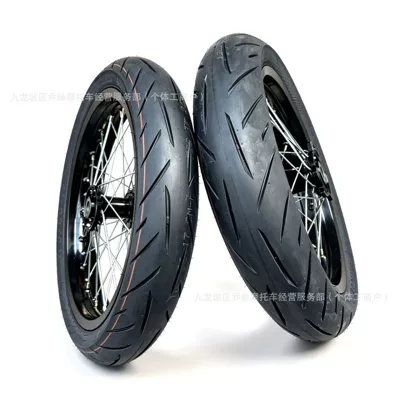 modified front 100/80-17 rear: Motorcycle wheel hub