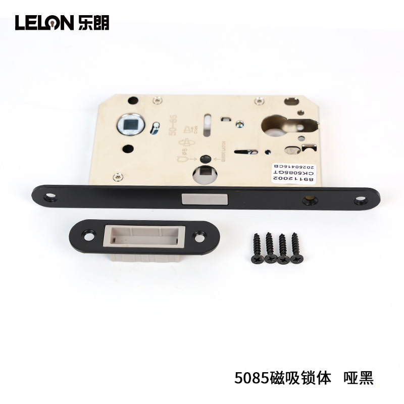 Personalizado italiano 5085 cuerpo de cerradura magnética de una lengüeta puerta de madera silenciosa accesorios de cerradura dormitorio baño puerta interior acero inoxidable