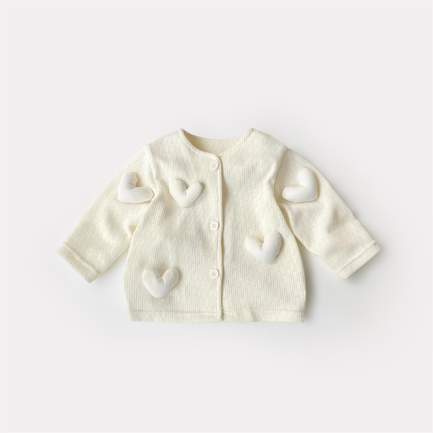 Ropa infantil para niñas 2025, cárdigan para bebé, suéter infantil de punto de manga larga, abrigo dulce y lindo, mono para bebé para otoño