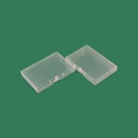 长方形透明塑料PP空盒首饰包装盒子电子元件整理储物盒卡片收纳盒