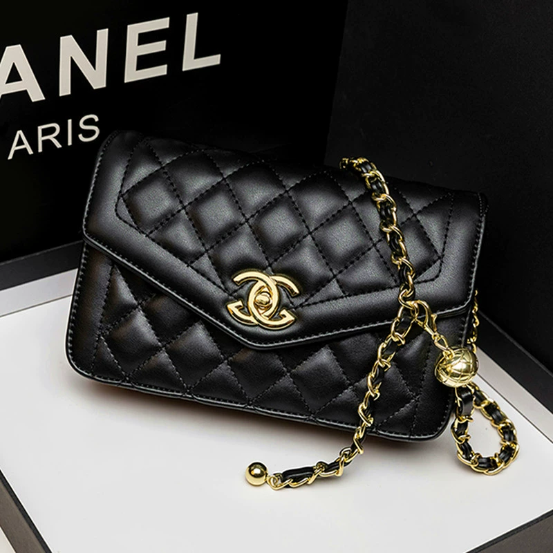 Маленькая сумка, цепочка, летняя сумка на одно плечо, стиль Chanel, сумка с цепочкой