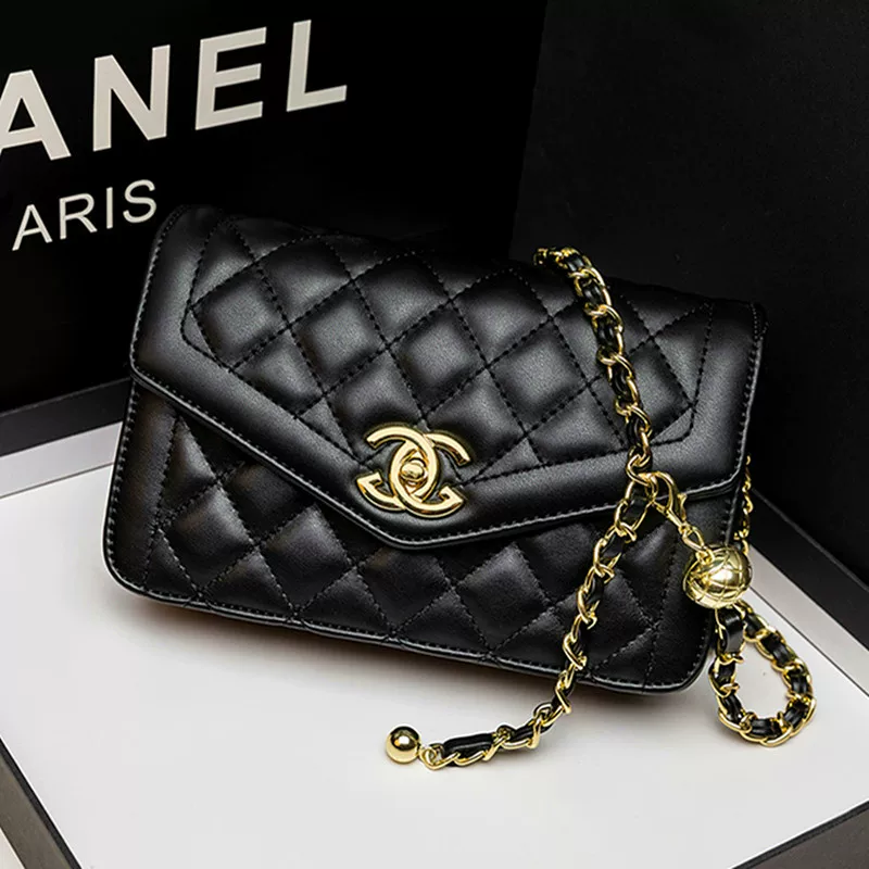 Маленькая сумка, цепочка, летняя сумка на одно плечо, стиль Chanel, сумка с цепочкой