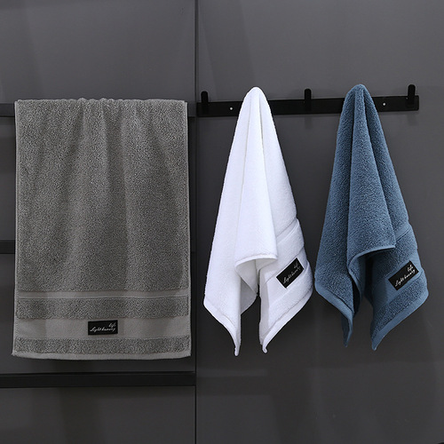 Cross-border wholesale Hilton towels hotel face towels hotel homestay pure cotton thick absorbent household 100% cotton towels