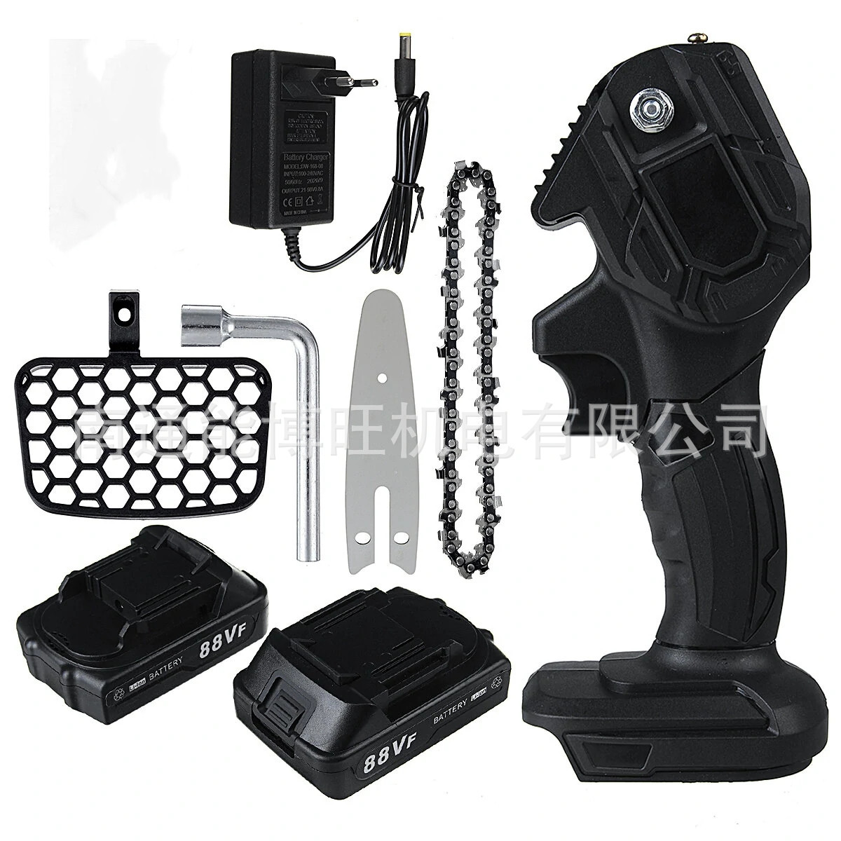 Mini sierra de cadena eléctrica de mano inalámbrico recargable sierra eléctrica para trabajar la madera Sierra de registro de jardín sierra eléctrica Sierra de cadena eléctrica de litio al por mayor