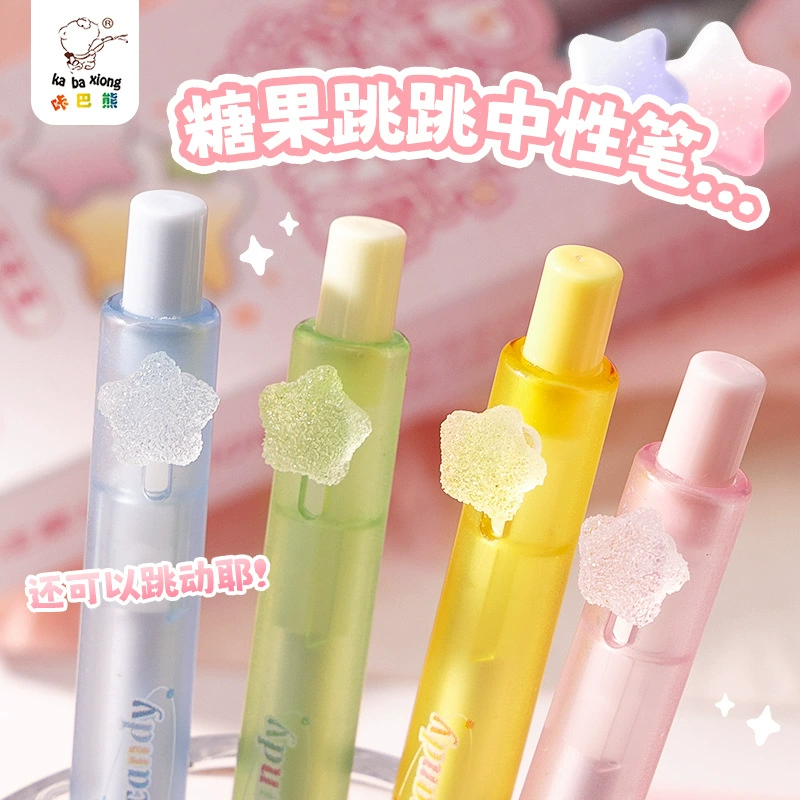 Neutral pen with high appearance ins style black pen for girls with good brushing questions and quick-drying water pen