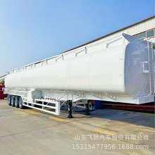 实力厂家跨境销售11米普通液体装载半挂车食用油运输不锈钢油罐车