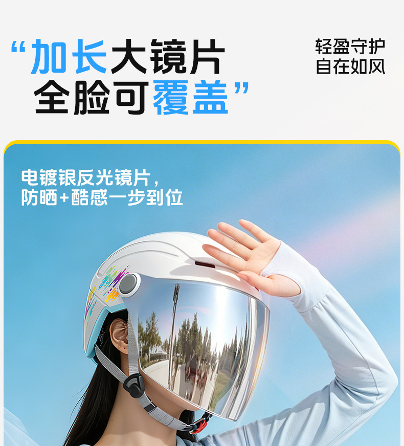 Ultra-light helmet, 3C certified, Class A, for electric vehicles and motorcycles, unisex, summer sun protection safety helmet
