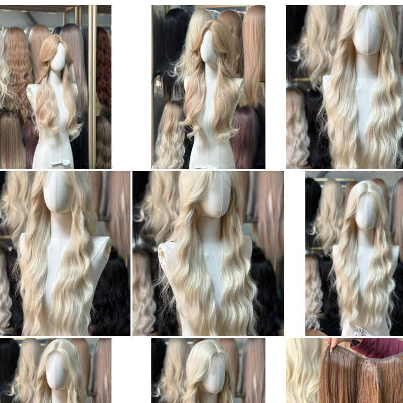 Small lace wig long hair with bangs in natural fashion temperament long straight hair wig factory wholesale