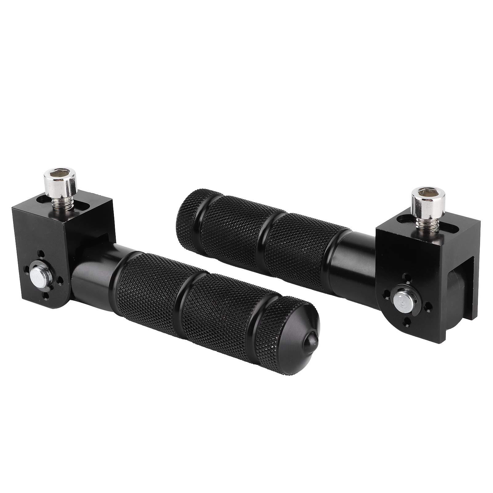 Cross-border exclusive supply of modified motorcycle, scooter, and electric vehicle accessories: aluminum alloy CNC mid-section folding footrests for front and rear