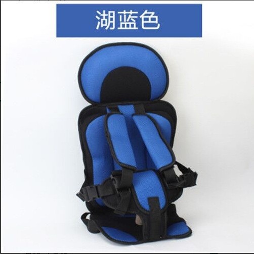 Car child safety seat | Universal for Cars/Electric Vehicles - simple-baby-chair-small-lake-blue