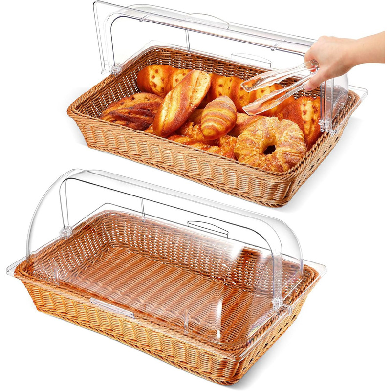 Jinde PC Transparent Cake Cover Dim Sum Dust Cover Transparent Trial Dust Cover Square Round Flip Cover Transparent Cover