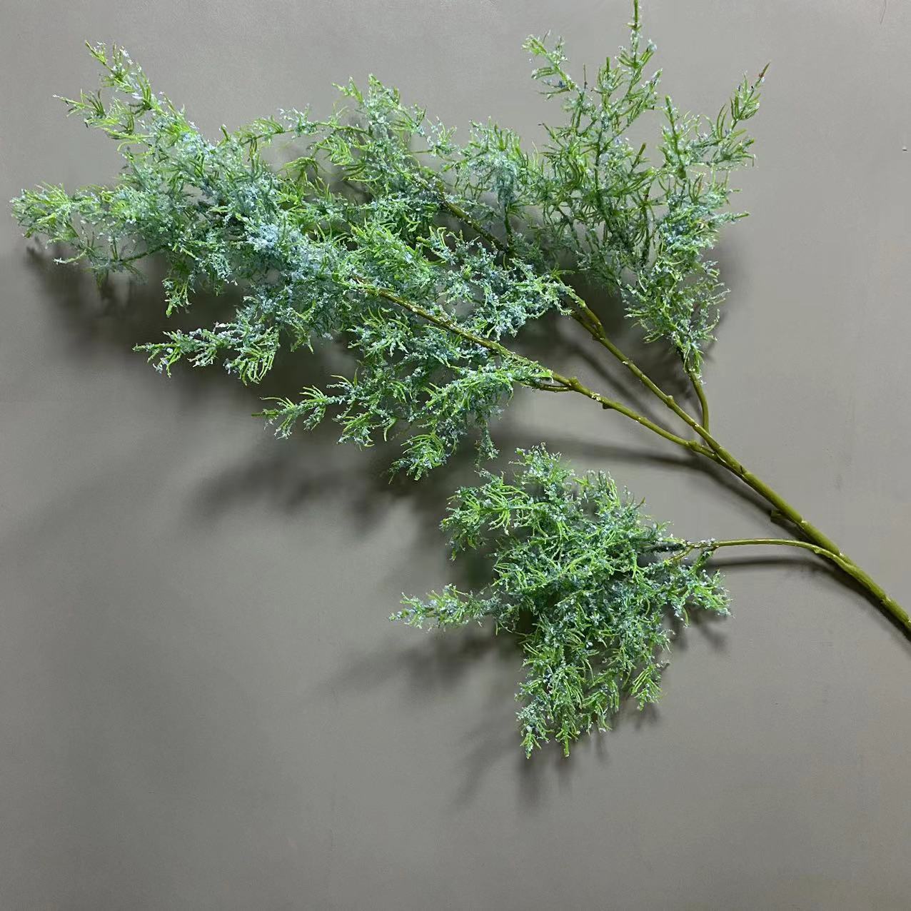 森系田园风 婚庆植物装饰插花沾米草绿色绿植 园艺造景 橱窗装饰