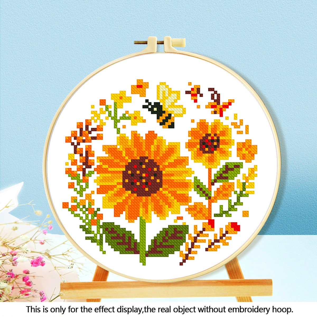 Mona Lisa Royal Cross-border nueva guirnalda de abeja simple y linda pieza pequeña de punto de cruz cabello directo de fábrica en inglés image 9
