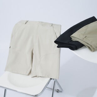 Elastic Skin-friendly Quick-drying Shorts ~ Foreign Trade Cut Label Men's Summer New Business Fit Straight Casual Pants