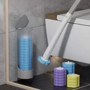 Disposable sponge changeable toilet, home brush