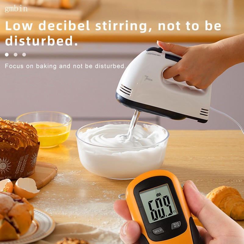 跨境7档手持打蛋器家用烘培迷你小型自动打发奶油机电动奶泡器