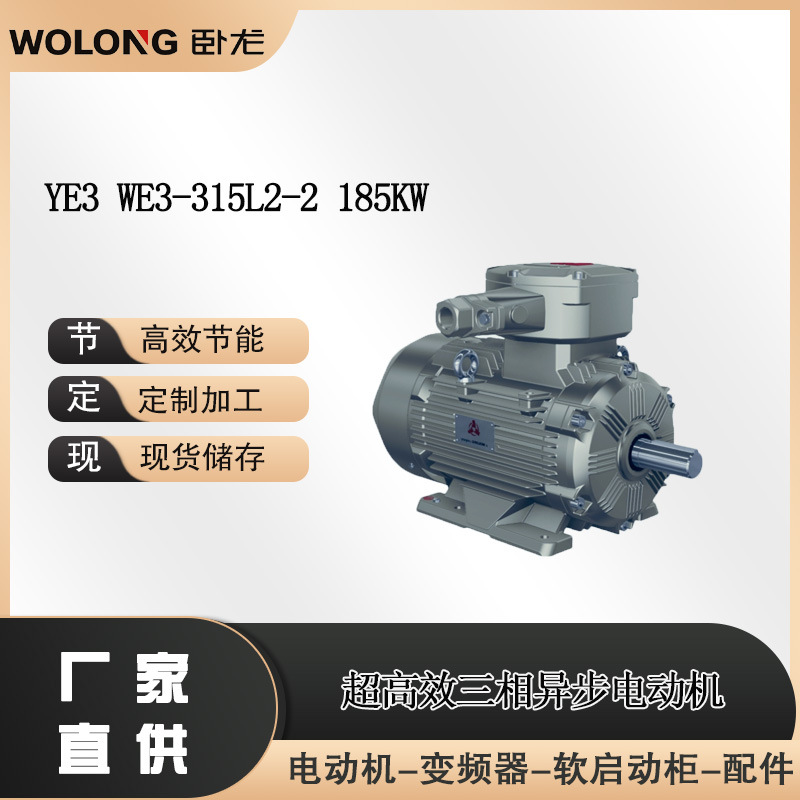 YE3  WE3-315L2-2 185KW 永磁变频同步电动机 变频调速一体机