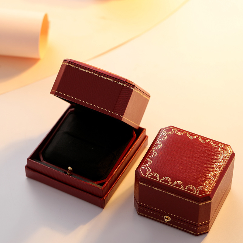 Fuente de fábrica ins caja de joyería de terciopelo caja de anillo pendientes caja de collar caja de brazalete caja de joyería caja de embalaje al por mayor