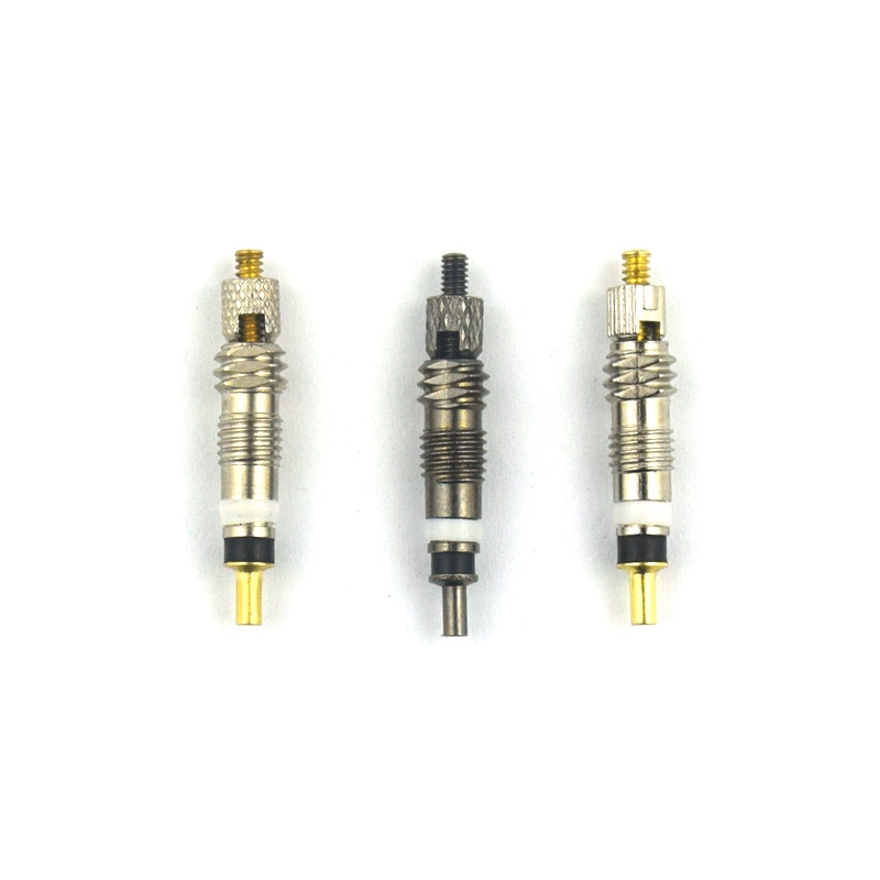 В наличии: втулка вентиля для велосипеда, французский вентиль, съемный вакуумный ниппель VT002 для горного велосипеда.