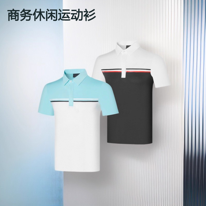 Business Casual ShorT-sleeved POLO ShirT Golf SporTs Playing Running T-shirT EvenT Group Plus LOGO Jersey