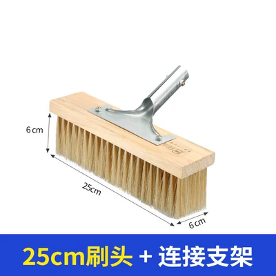 Jujiahui Pig Bristle Soft Hair Long Handle Telescopic Rod Car Wash Brush Mop for Large Vehicles and Bus Cleaning (Car cleaning tools) - rodless-25cm-brush-head-6cm-imitation-hair-stand-6-rows-of-encrypted-hair