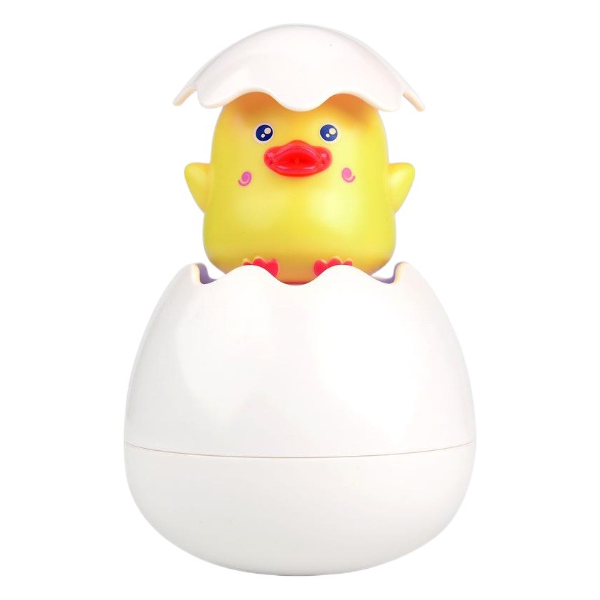 Baño transfronterizo para niños Pingüino rociado de agua pequeño pato cáscara de huevo bebé baño flotante juguete rociador